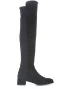 Stuart Weitzman Suede Overtheknee Boots - Lyst