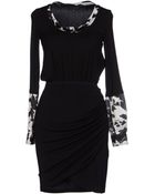 Richmond Denim Short Dress - Lyst