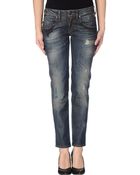 Replay Denim Pants - Lyst