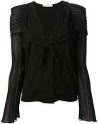 Chloé Ruched Blouse - Lyst