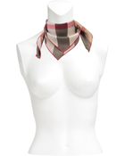 Burberry 50X50 Cm Silk Scarf - Lyst