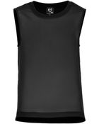 McQ by Alexander McQueen Cotton-Silk Tank Top - Lyst