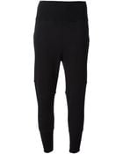 Mm6 By Maison Martin Margiela Cropped Jogging Trousers - Lyst