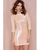 Nasty Gal Glamorous Shine Down Sequin Dress - Lyst