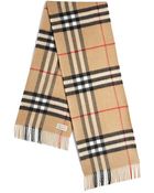 Burberry Giant Check Cashmere Scarf - Lyst