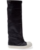 Rick Owens Knee High Sneaker Boots - Lyst