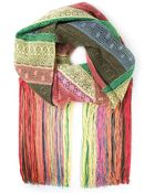 Valentino Macrame Scarf - Lyst