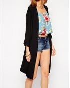 Asos Tall Maxi Kimono Cardigan - Lyst