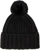 525 America Rabbit Fur Pom Pom Hat - Lyst