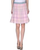 D&G Knee Length Skirt - Lyst