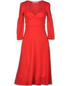 Diane von Furstenberg Kneelength Dress - Lyst