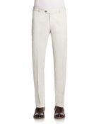 Canali Cotton Trousers - Lyst