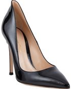 Gianvito Rossi Patent Leather Point-Toe Pumps - Lyst