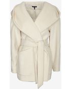 Exclusive For Intermix Cocoon Hooded Wrap Coat - Lyst