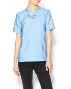 Cynthia Rowley Bonded T-Shirt - Lyst