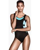 H&M Sports Swimsuit - Lyst