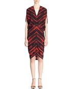 Zero + Maria Cornejo Printed Silk Reni Dress - Lyst