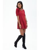 Forever 21 Stretch-Knit Shift Dress - Lyst