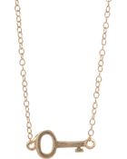 Jules Smith Key Charm Necklace - Lyst