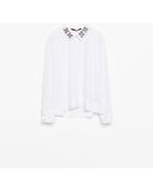 Zara Blouse with Jewel Appliqués - Lyst