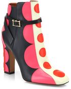 Valentino Carmen Leather Ankle Boots - Lyst