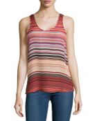 Michael Stars Silk Stripe Tank Top - Lyst