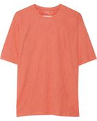 Maison Margiela Burnout-Effect Cotton-Blend Jersey T-Shirt - Lyst