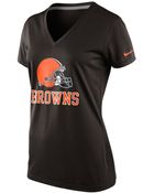 Nike Women'S Short-Sleeve Cleveland Browns V-Neck T-Shirt - Lyst