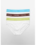 Calvin Klein Cotton Stretch 3-Pack Hip Brief - Lyst