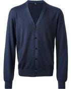 Fay V-Neck Cardigan - Lyst