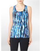 Calvin Klein Performance Abstract Haywire Print Lean Tank Top - Lyst
