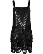 Anna Sui Sequin Embellished Dress - Lyst