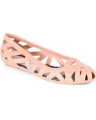 Melissa Jason Wu Jean Jelly Ballet Flats - Lyst