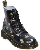 Dr. Martens 30Mm Tattoo Printed Leather Boots - Lyst