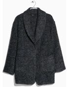 Mango Bouclé Mohair-Blend Coat - Lyst