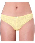 Elle Macpherson Aahana Sky Thong - Lyst