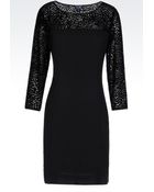 Armani Jeans Crêpe Dress - Lyst