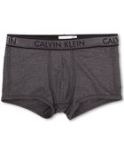 Calvin Klein Micro Heather Low Rise Trunk - Lyst
