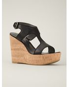 Stuart Weitzman 'Purity' Wedge Sandals - Lyst