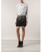 Helmut Lang Printed Dress - Lyst