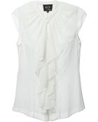 McQ by Alexander McQueen Ruffled Sleeveless Top - Lyst