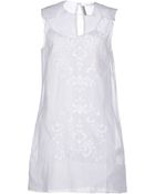 By Malene Birger Short Dress - Lyst