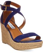 Steve Madden Womens Montaukk Platform Wedge Sandals - Lyst