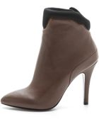 Maison Margiela Leather Booties - Black - Lyst