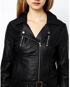 French Connection Albany Biker Jacket in Pu - Lyst