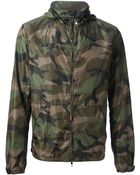 Valentino Camouflage Print Jacket - Lyst