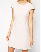 Love Fit And Flare Dress In Stripe - Lyst