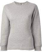 Acne Studios Melange Sweatshirt - Lyst
