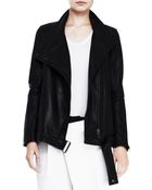 Helmut Lang Cluster Leather Jacket - Lyst