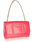 Jimmy Choo Alba Leather Shoulder Bag - Lyst